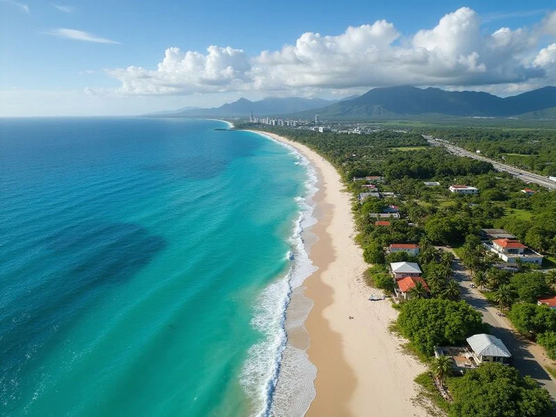 Map showing Dentist Playa del Carmen service areas across the Riviera Maya